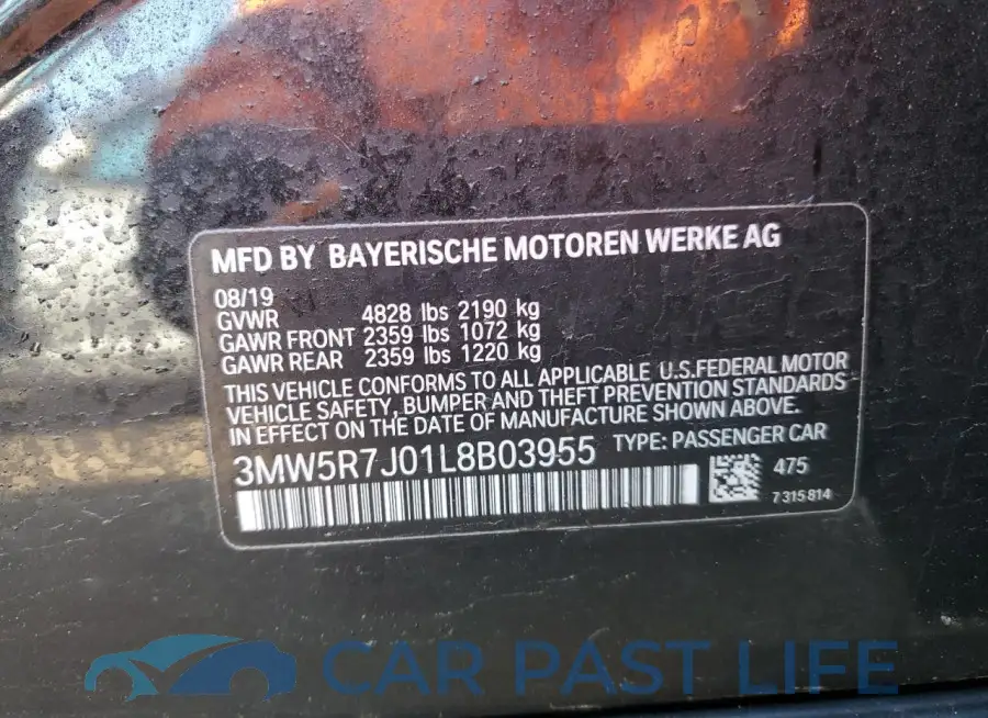 3MW5R7J01L8B03955# 12