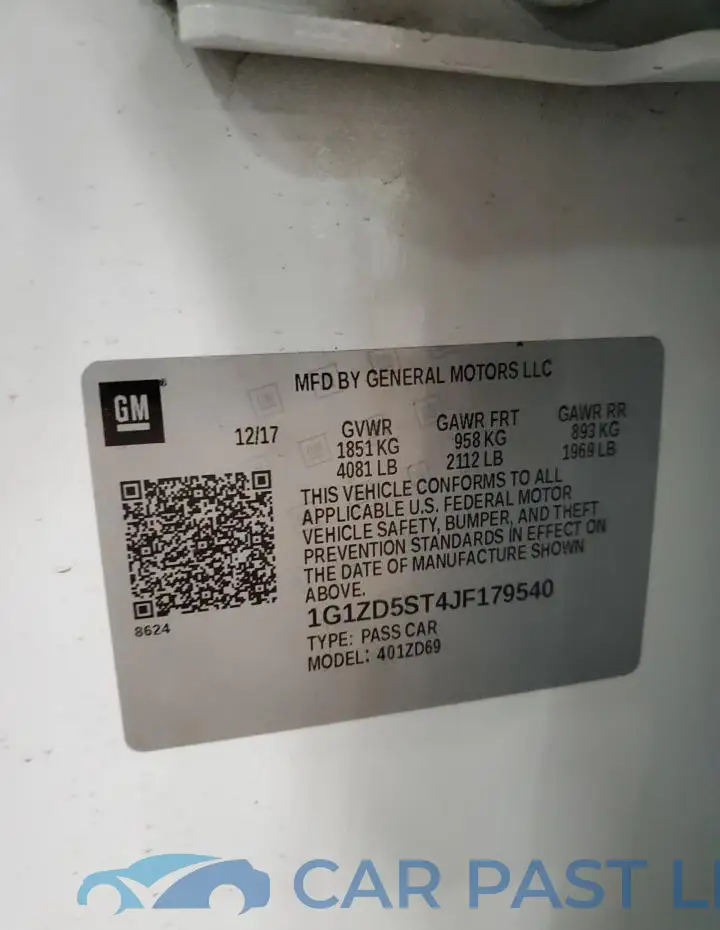 1G1ZD5ST4JF179540# 13