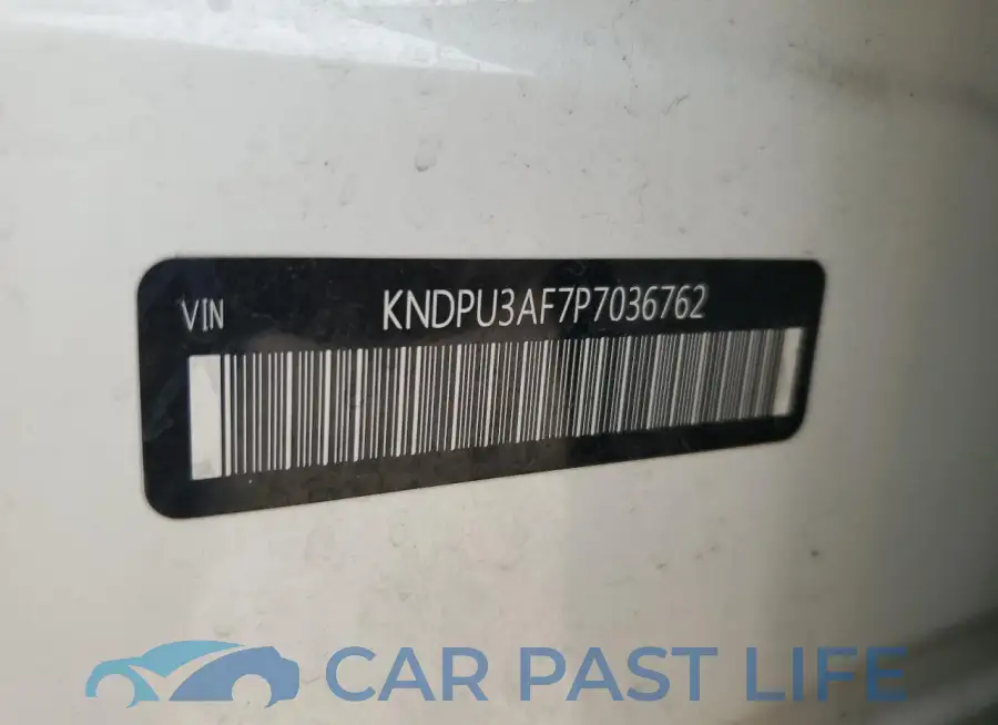KNDPU3AF7P7036762# 12