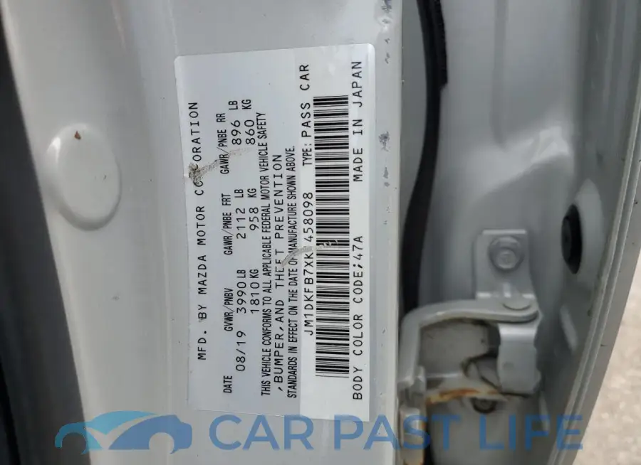 JM1DKFB7XK1458098# 13
