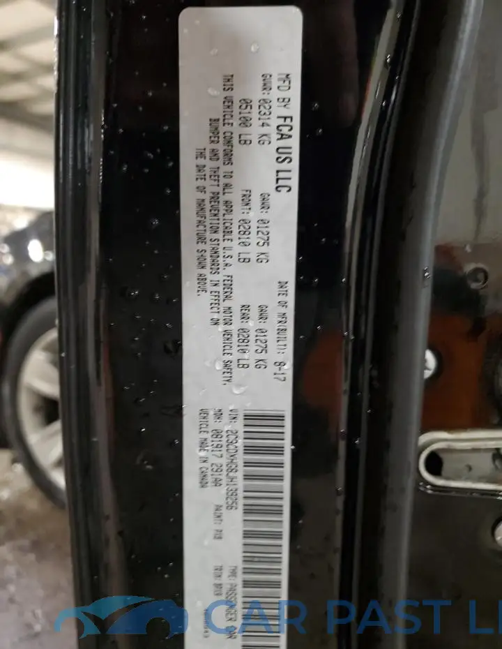 2C3CDXHG8JH139256# 12