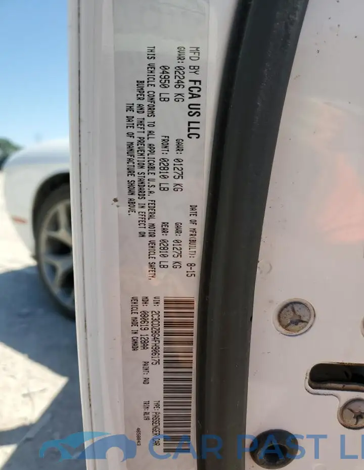 2C3CDZBG4FH906175# 12