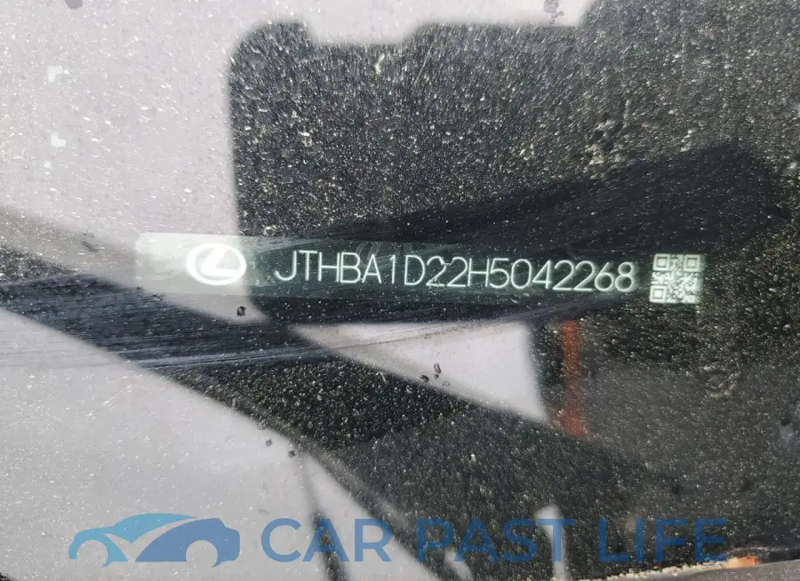 JTHBA1D22H5042268# 12