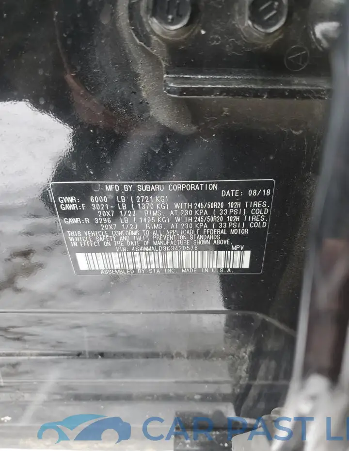 4S4WMALD3K3420576# 13