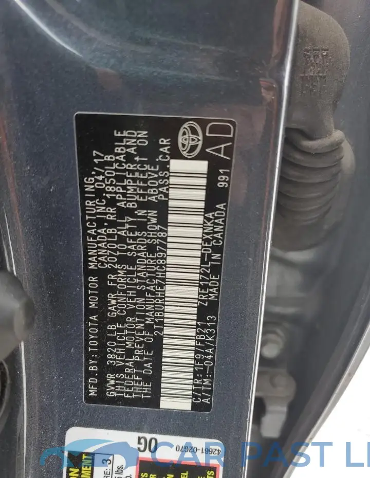 2T1BURHE7HC897787# 12