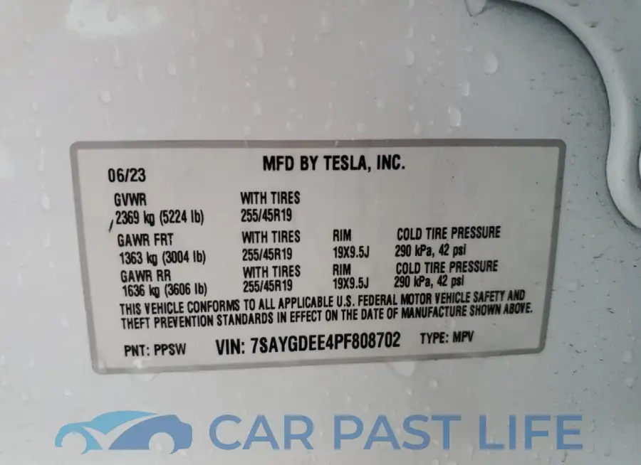 7SAYGDEE4PF808702# 13