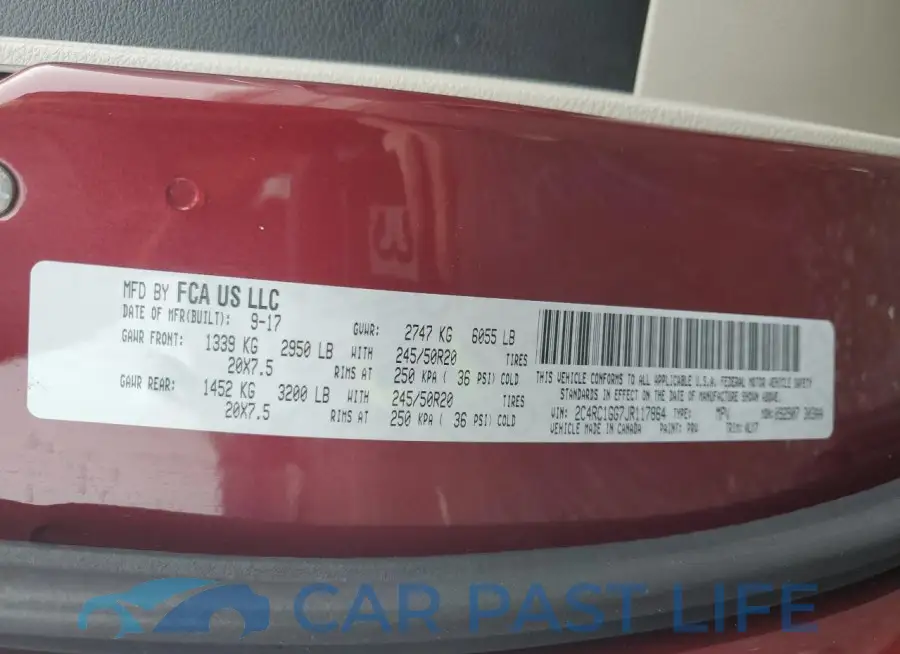 2C4RC1GG7JR117864# 13