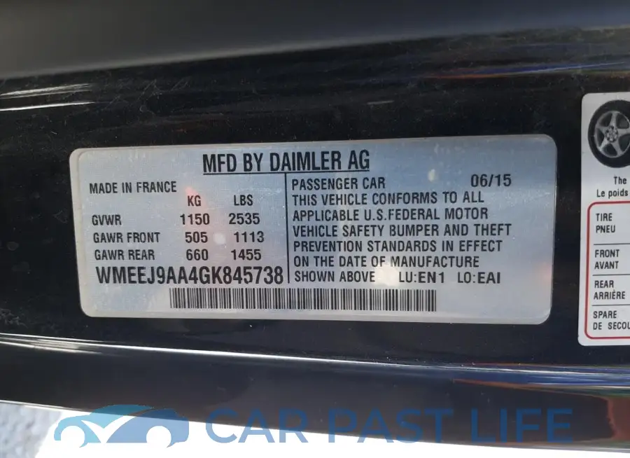 WMEEJ9AA4GK845738# 12