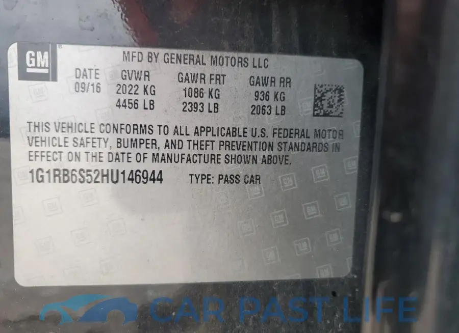 1G1RB6S52HU146944# 12