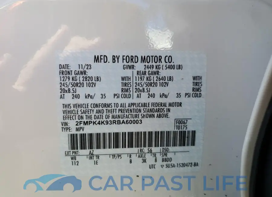 2FMPK4K93RBA60003# 13