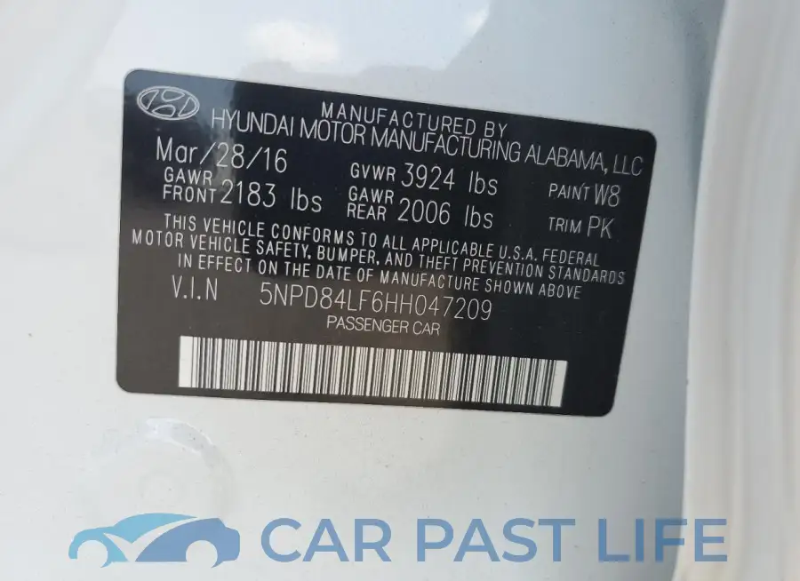 5NPD84LF6HH047209# 12