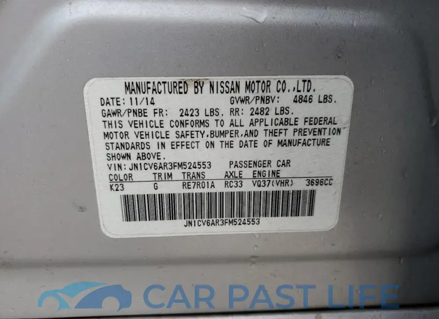 JN1CV6AR3FM524553# 12