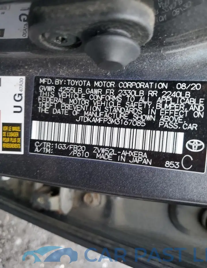 JTDKAMFP3M3167085# 12