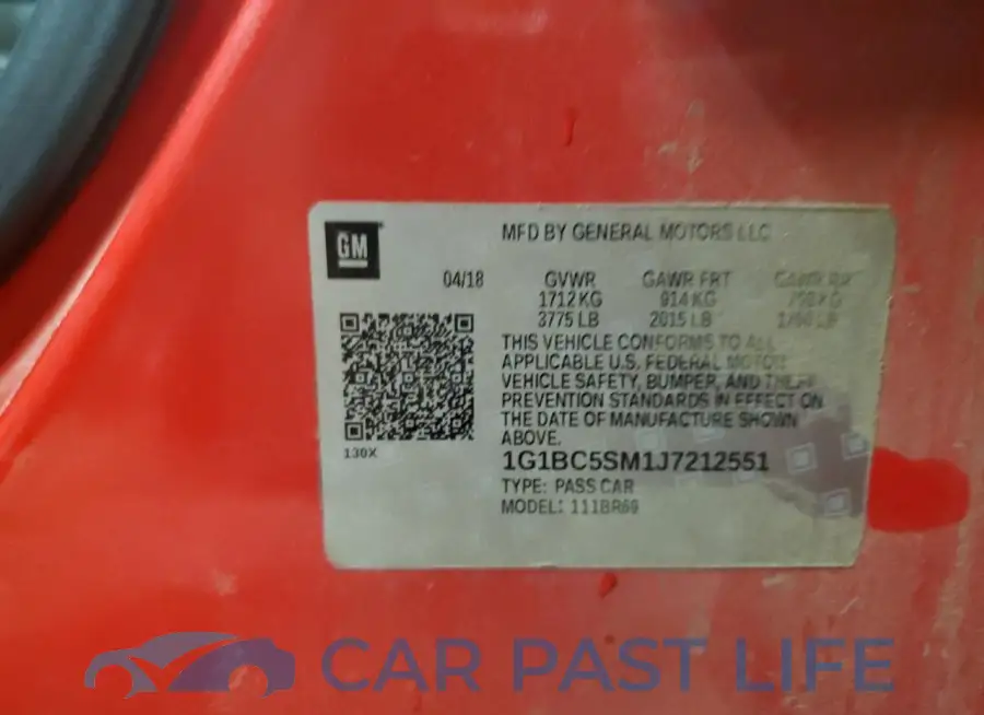 1G1BC5SM1J7212551# 12
