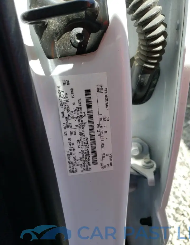 1FT7W2B64KED94361# 12