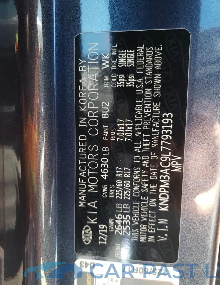 KNDPM3AC9L7793193# 13