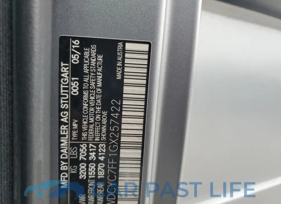 WDCYC7FF1GX257422# 14
