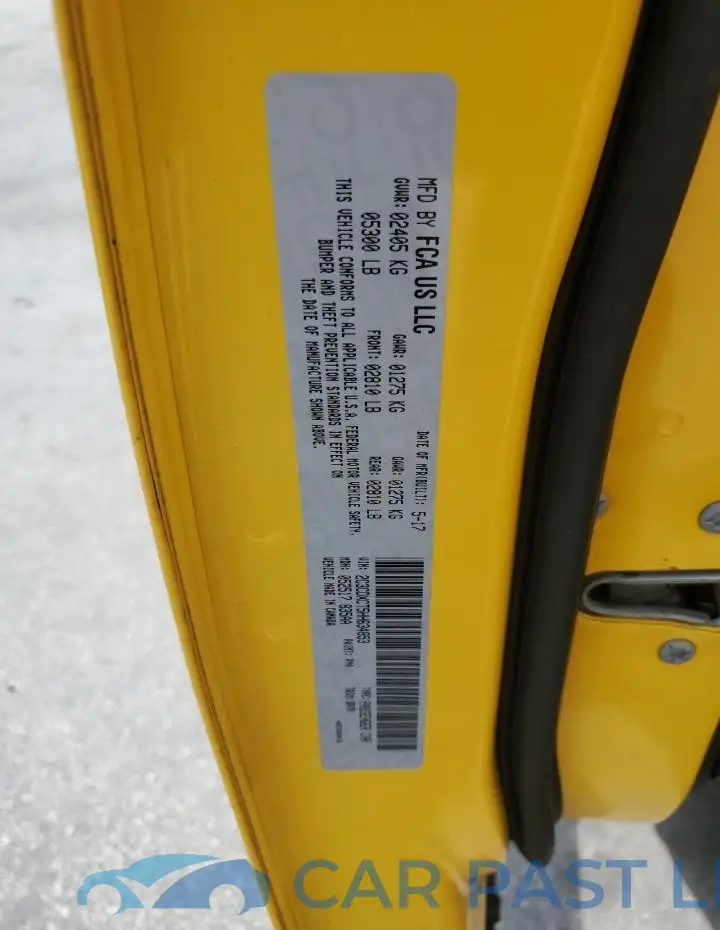 2C3CDXCT5HH634853# 13