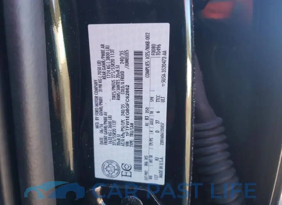 1FTFW1EG8GFC62862# 12