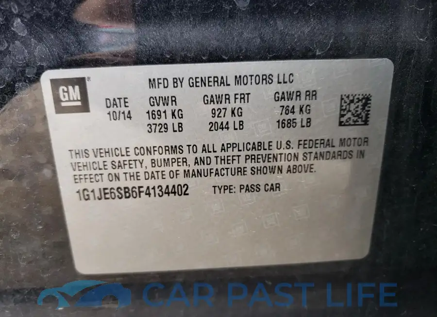 1G1JE6SB6F4134402# 12