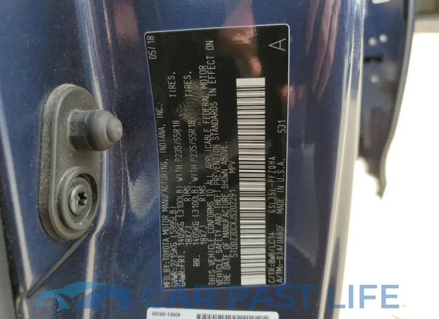 5TDDZ3DCXJS202291# 13