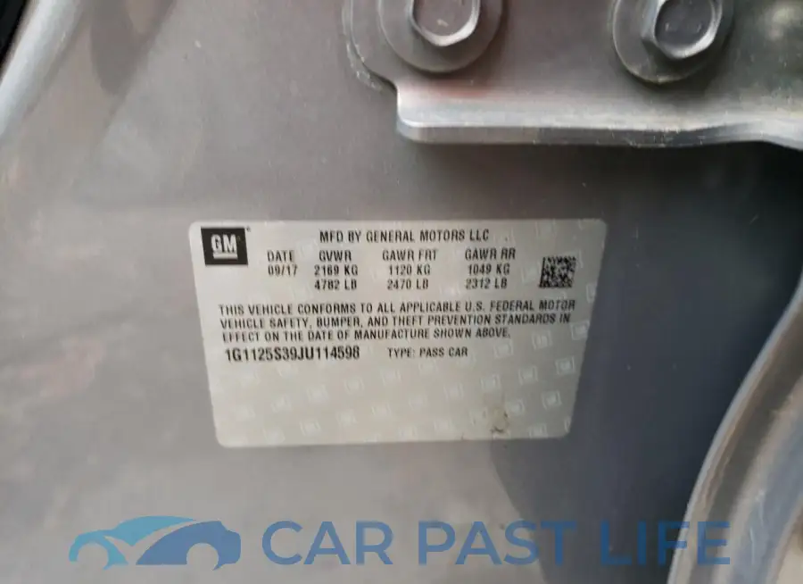 1G1125S39JU114598# 13
