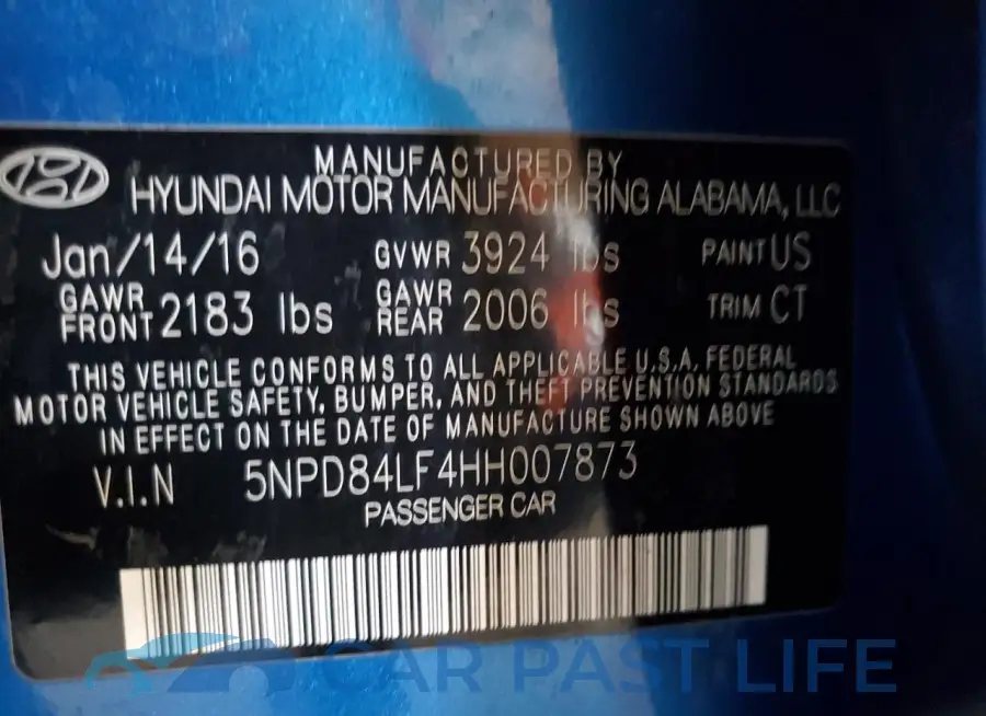 5NPD84LF4HH007873# 12