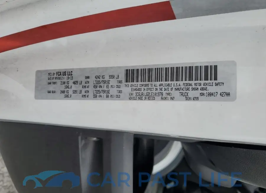 3C6URVJG2LE101978# 12