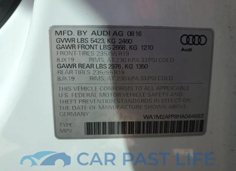 WA1M2AFP8HA044883# 13