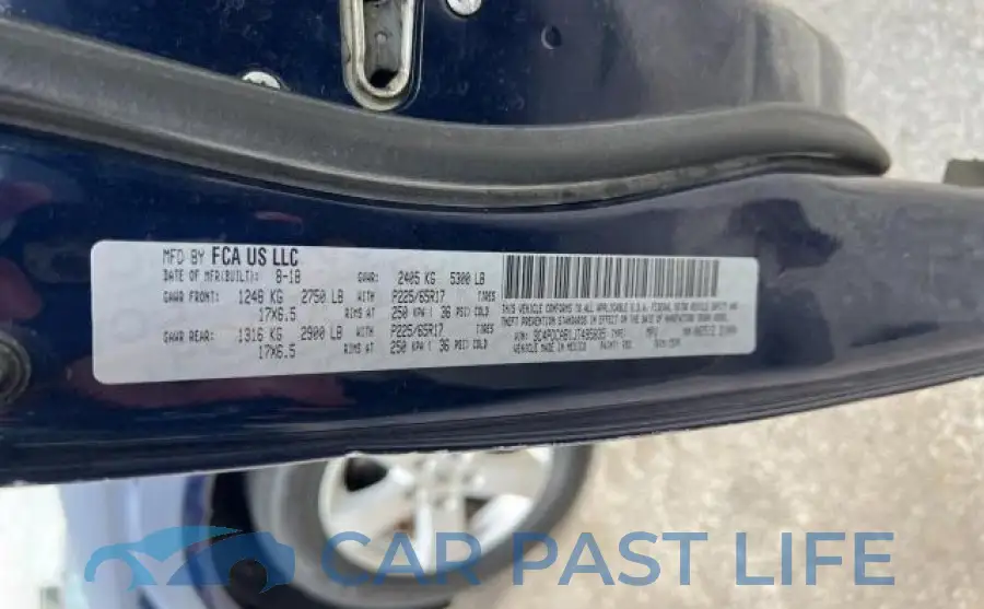 3C4PDCAB1JT495835# 10