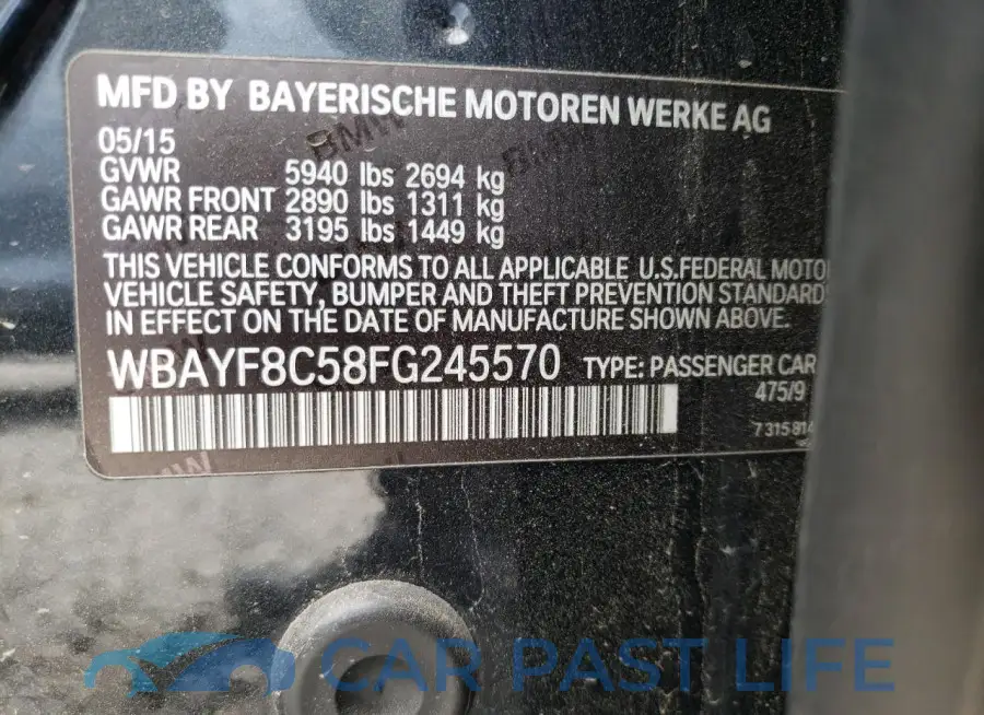WBAYF8C58FG245570# 13