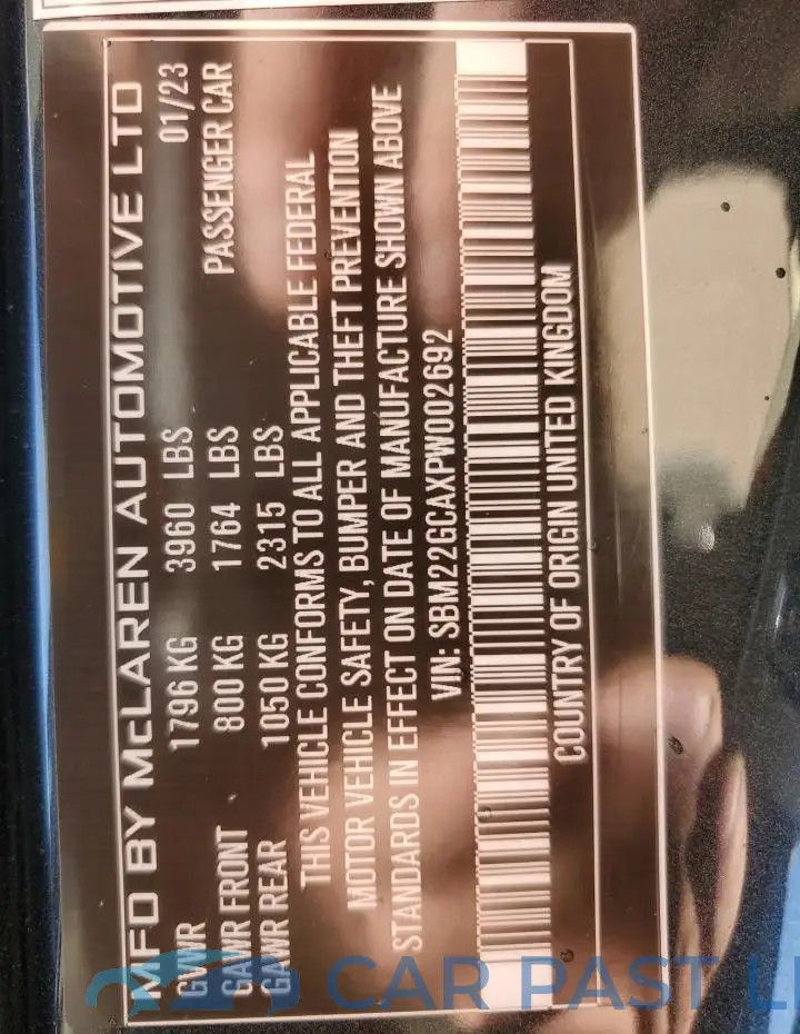 SBM22GCAXPW002692# 12