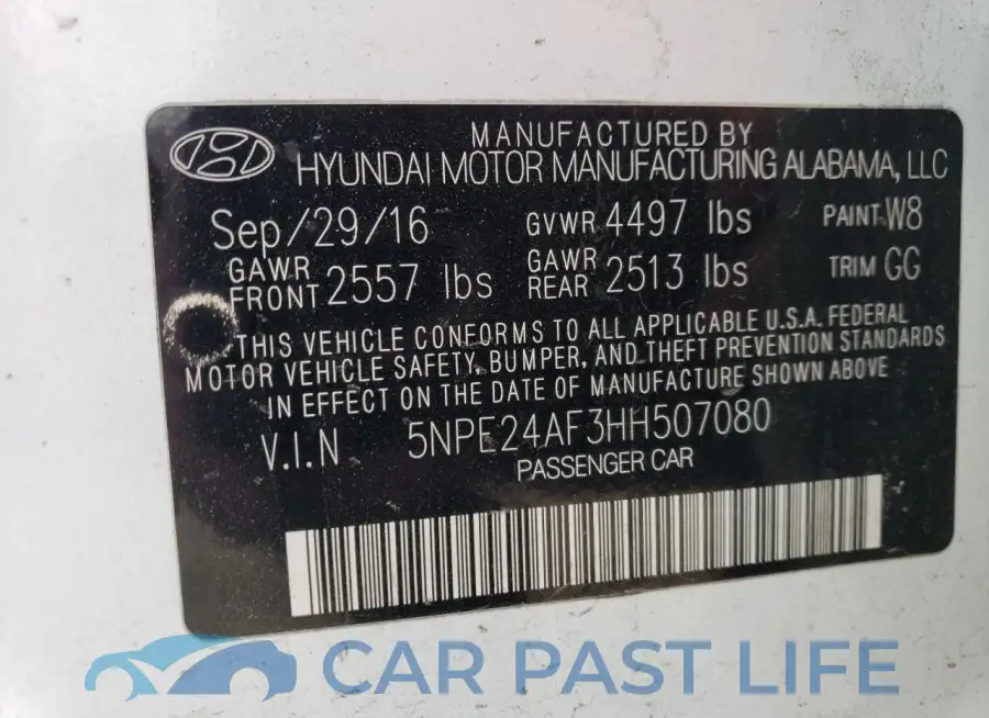 5NPE24AF3HH507080# 12
