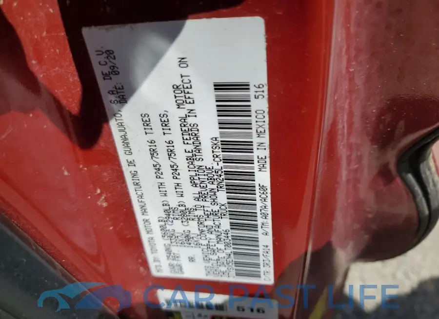 3TYSX5EN4LT003446# 12