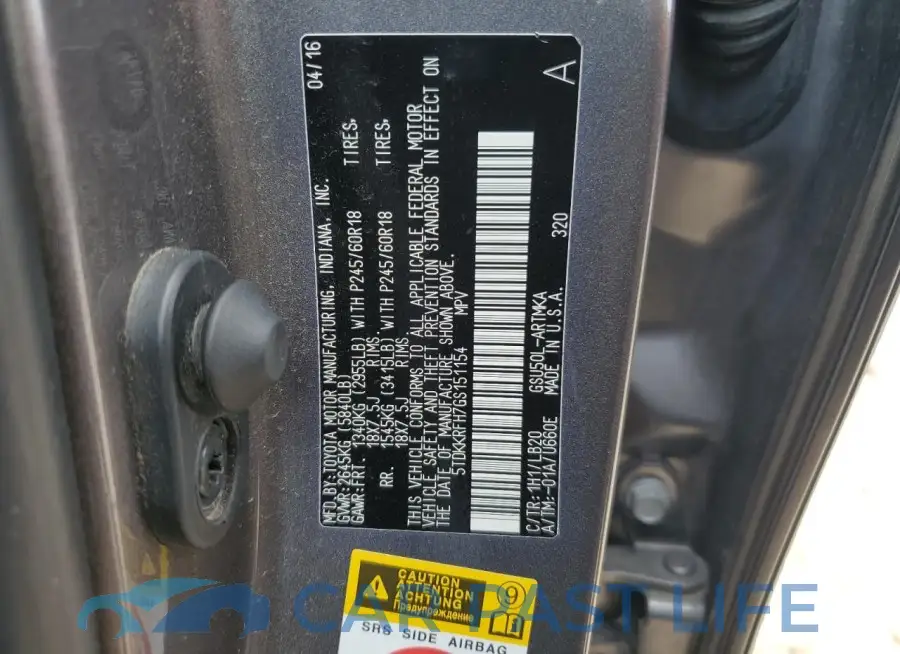 5TDKKRFH7GS151154# 13