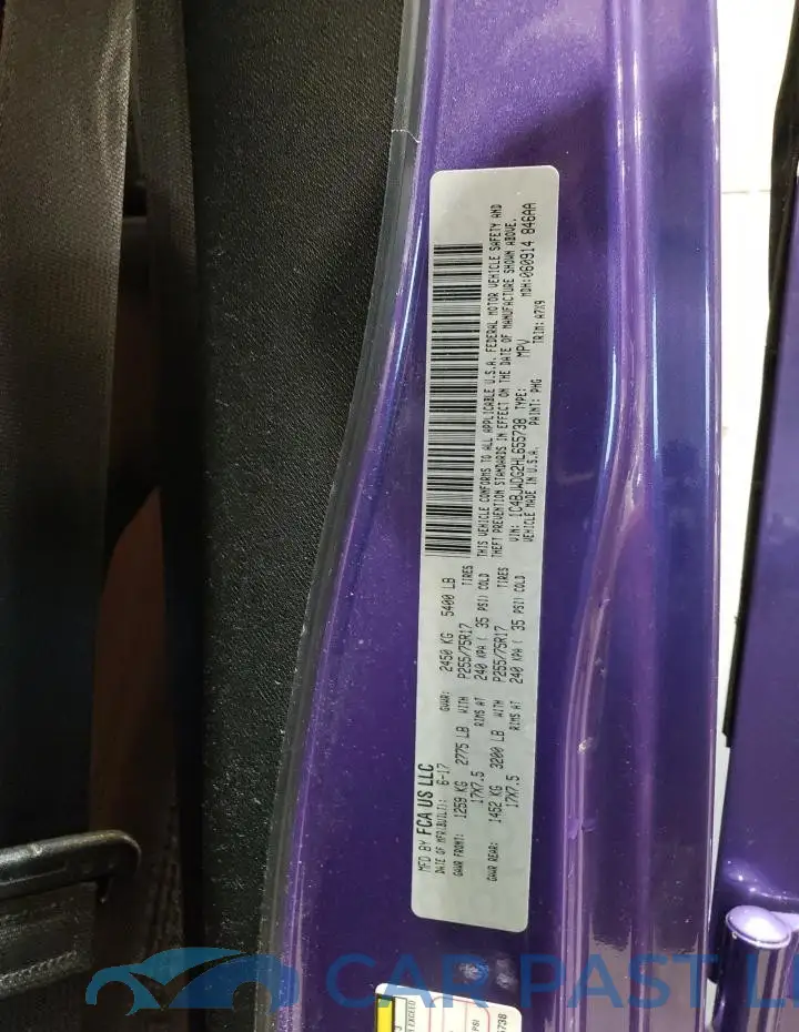 1C4BJWDG2HL655738# 12
