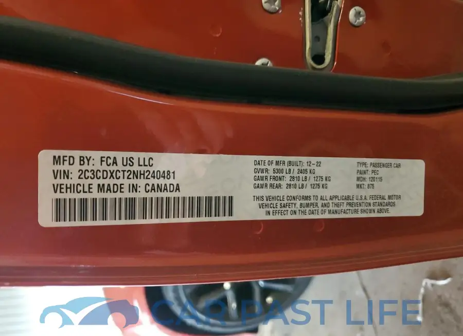 2C3CDXCT2NH240481# 13