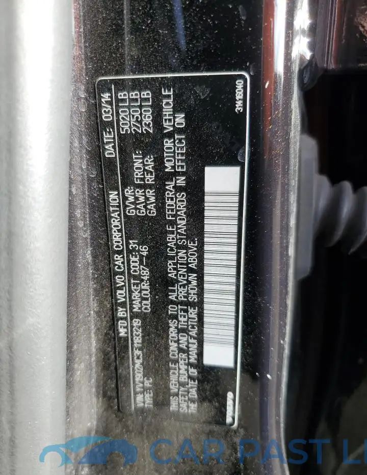 YV1902MC3F1183219# 12