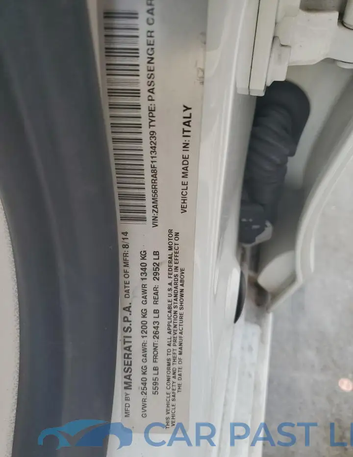 ZAM56RRA8F1134239# 13