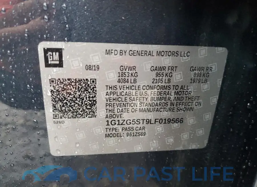1G1ZG5ST9LF019566# 12