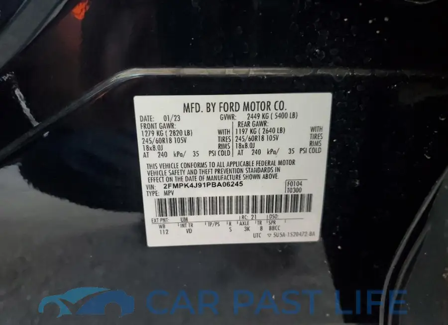 2FMPK4J91PBA06245# 12