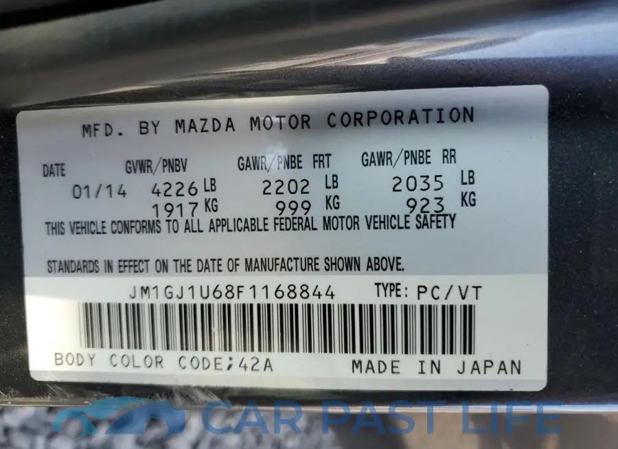 JM1GJ1U68F1168844# 13
