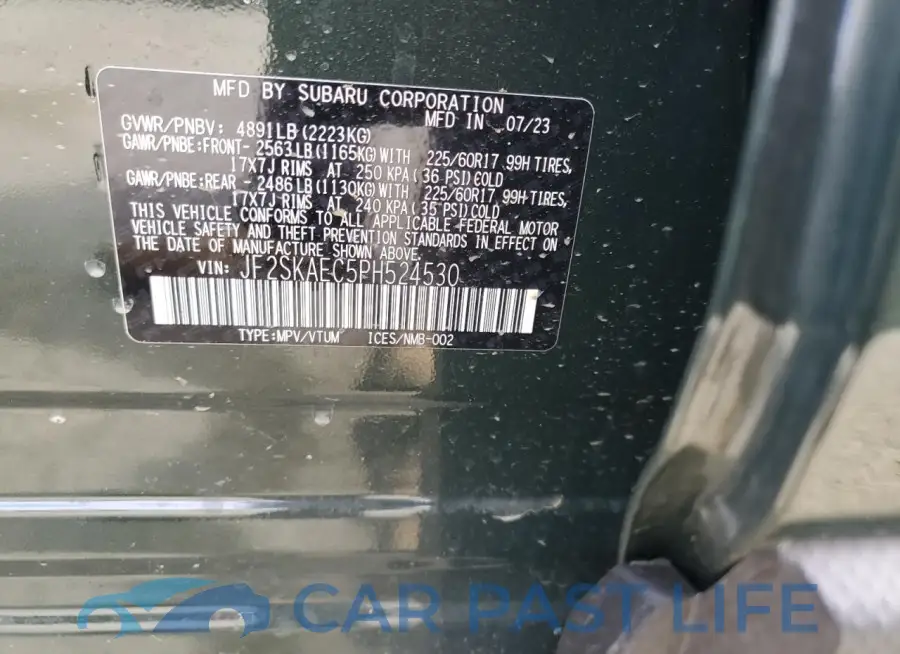 JF2SKAEC5PH524530# 13