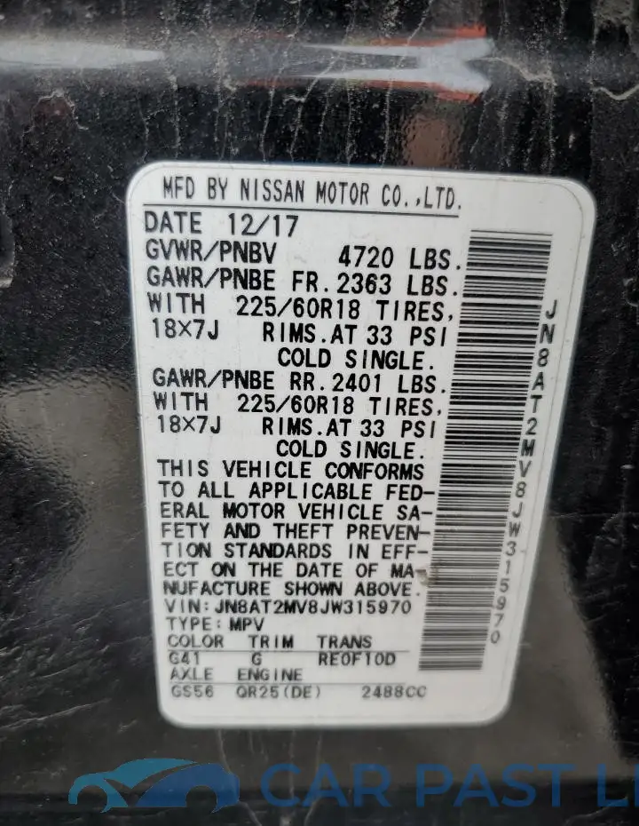 JN8AT2MV8JW315970# 12