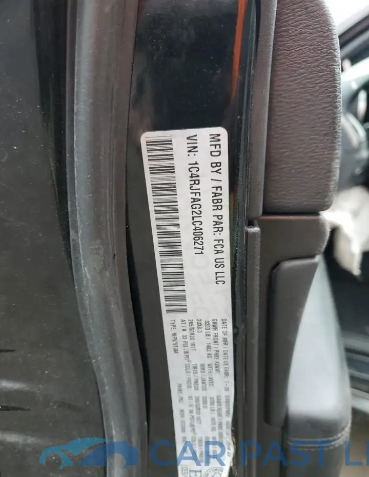 1C4RJFAG2LC406271# 12