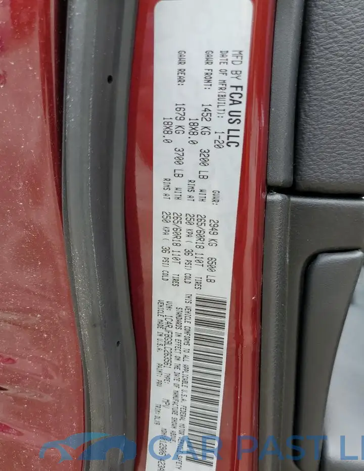 1C4RJFBG9LC263561# 13