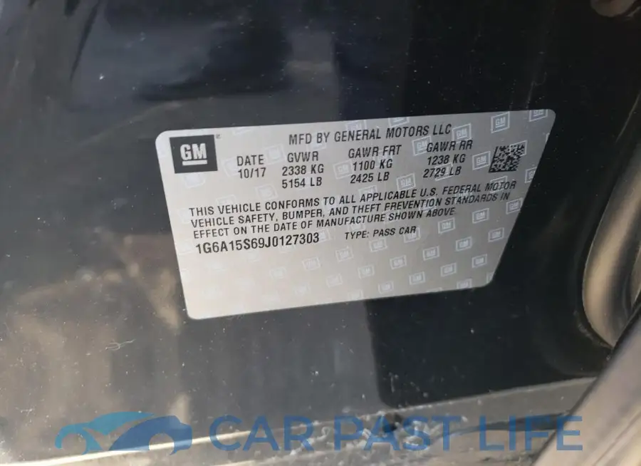 1G6A15S69J0127303# 12