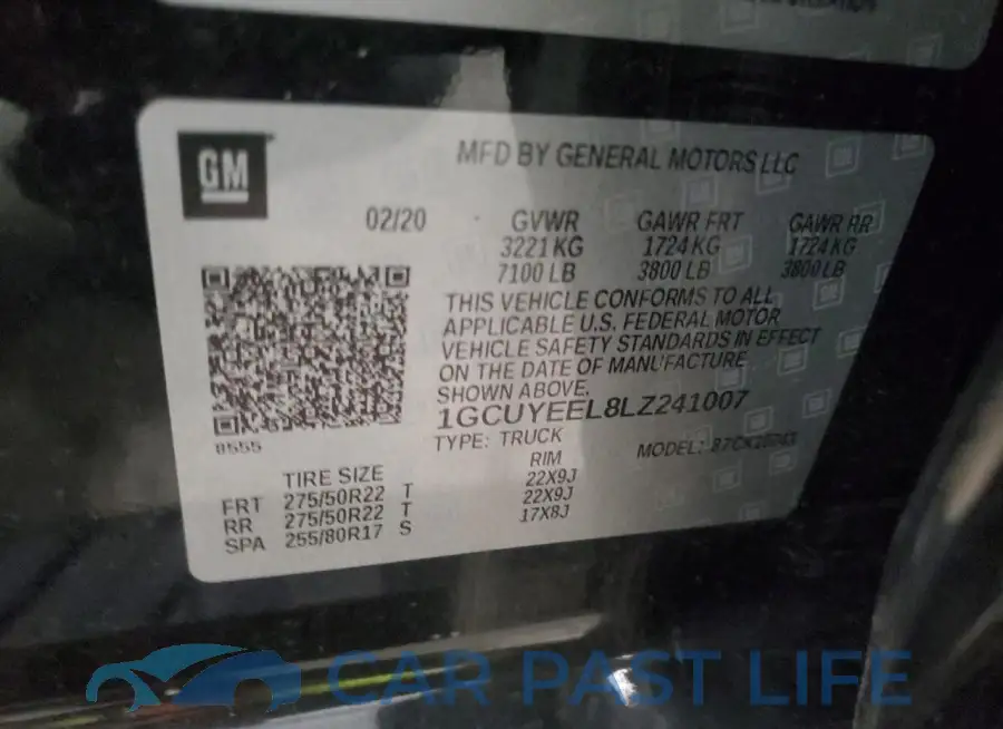 1GCUYEEL8LZ241007# 13