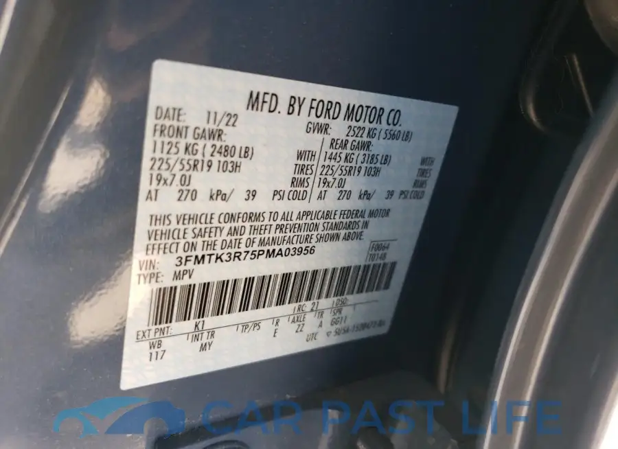 3FMTK3R75PMA03956# 12