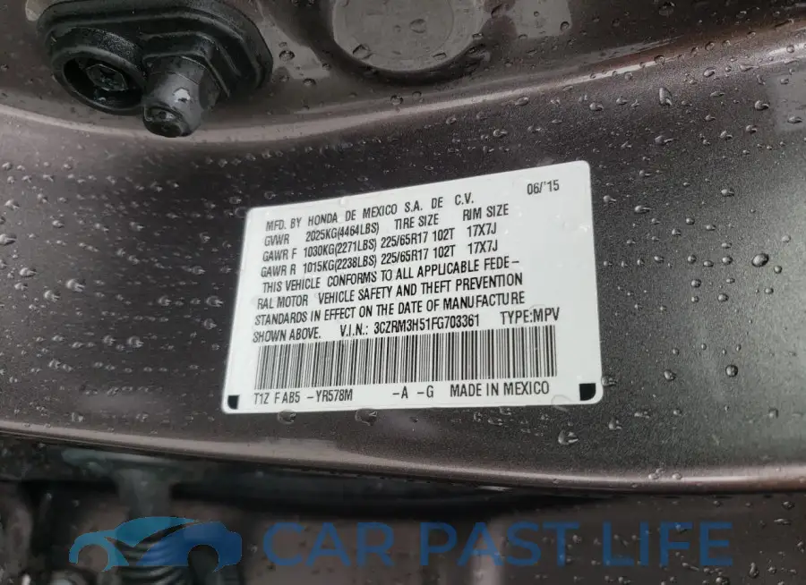 3CZRM3H51FG703361# 13